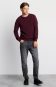 Swetry | Mężczyźni Vistula Sweter Z Wzorem Bordowy